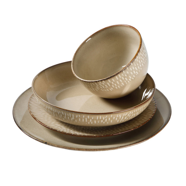 Laurie Gates 16-Piece Catalina Stoneware Dinnerware Set