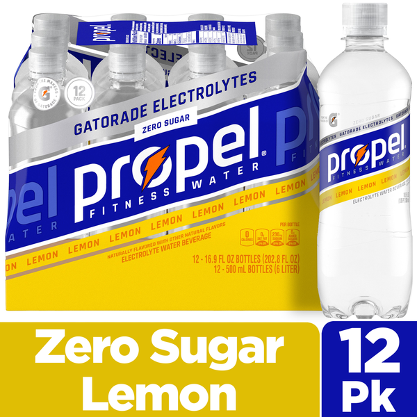 Propel Zero Sugar Electrolyte Water Beverage Lemon Same-Day