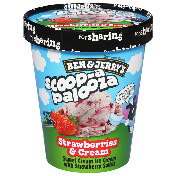 Ben & Jerry's Ice Cream, Strawberries & Cream Same-Day Delivery or