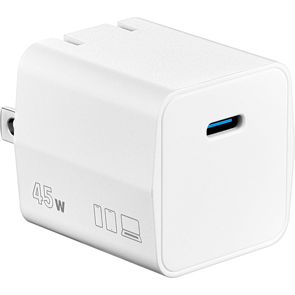 Insignia 45W USB-C Wall Charger for MacBook Pro, iPad, iPhone, Apple Watch, Samsung Smartphones & More - White
