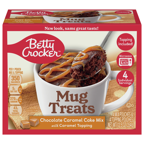 Betty Crocker Cake Mix, with Caramel Topping, Chocolate Caramel