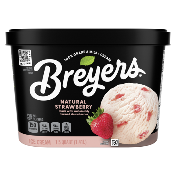 Breyers Ice Cream Natural Strawberry