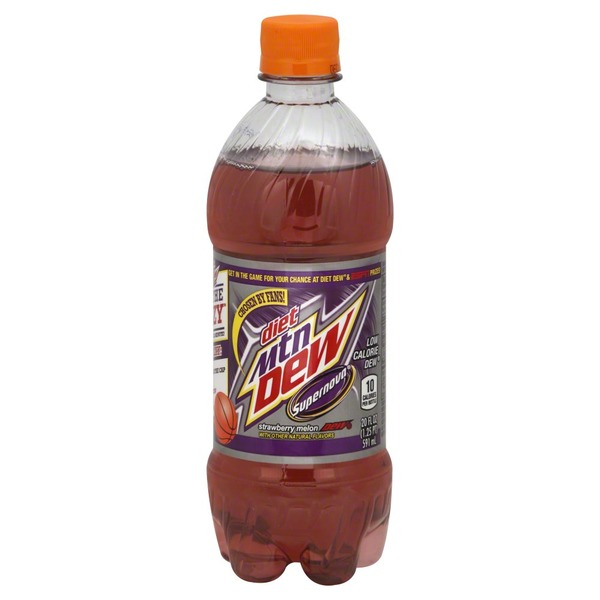 Mountain Dew Soda, Diet, Strawberry Melon Dew (144 fl oz) Instacart