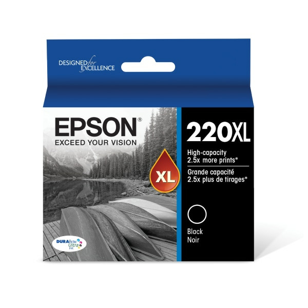 Epson Black DURABritre Ultra 220XL High-Capacity Ink Cartridge