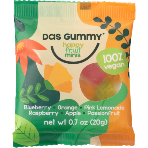Das Gummy Happy Fruit Mini Vegan Gummies