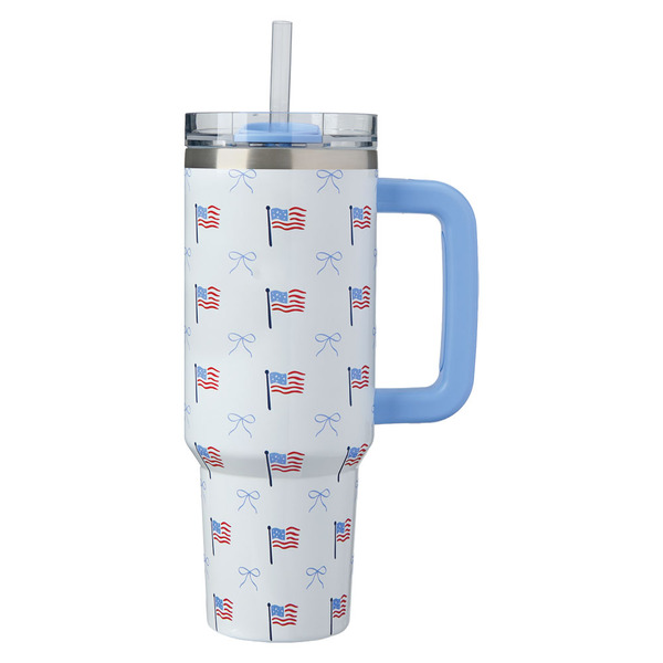 Adventuridge Flags Thirst Crusher Tumbler, 40 oz