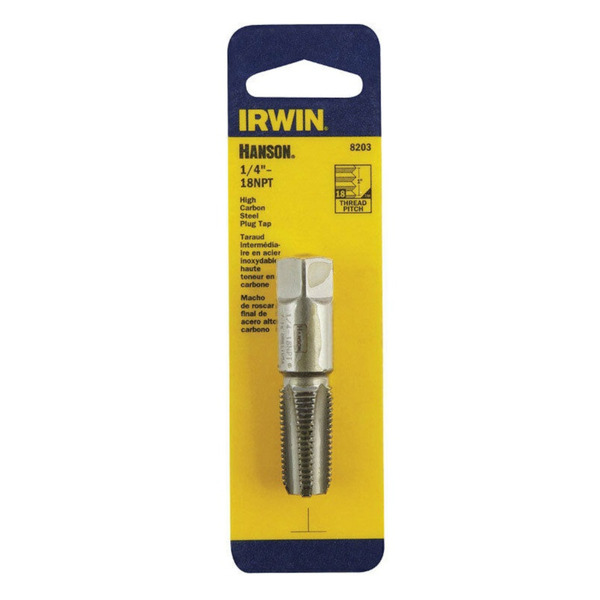 Irwin Hanson 1/4" x 18" NPT Taper Pipe Tap Carded