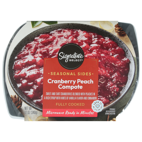 Signature SELECT Compote, Cranberry Peach, Seasonal Sides