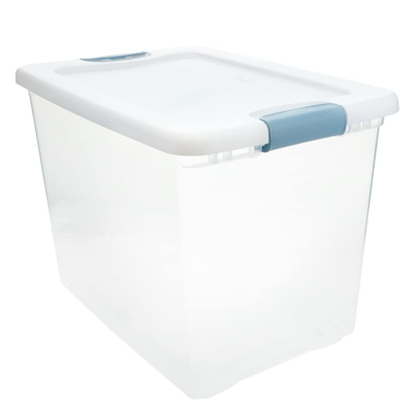 Sterilite Latching Box, White, 25 Quart Same-Day Delivery | Family