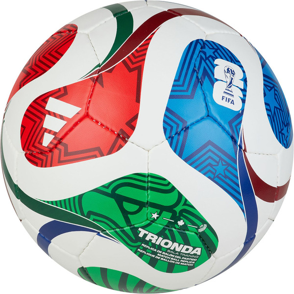 adidas FIFA World Cup 2026 Trionda Training Sala Futsal Ball - White/Royal Blue/Blue/Red