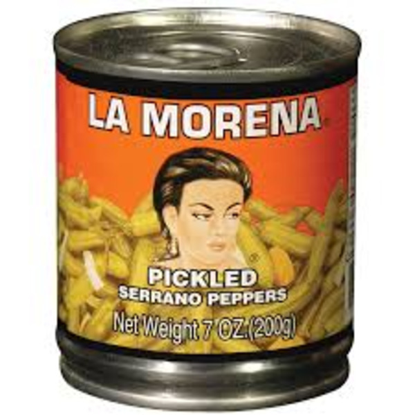 La Morena - Serrano Pepper - 24/7 oz Can