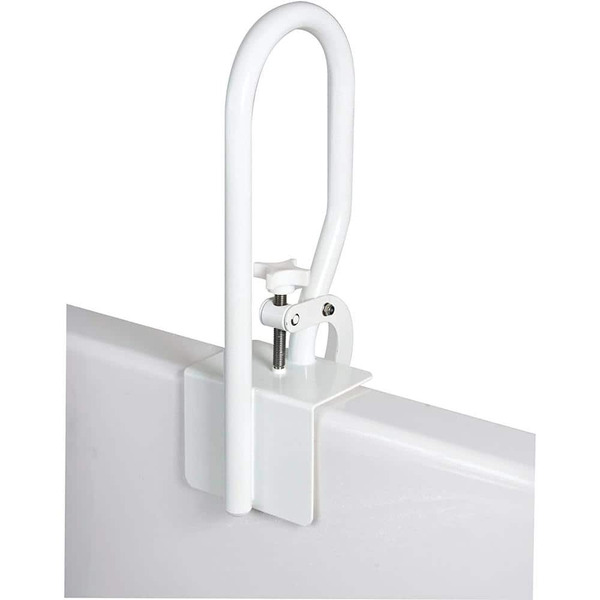 Glacier Bay 14 In. Bathtub Rail Safety Grab Bar In White