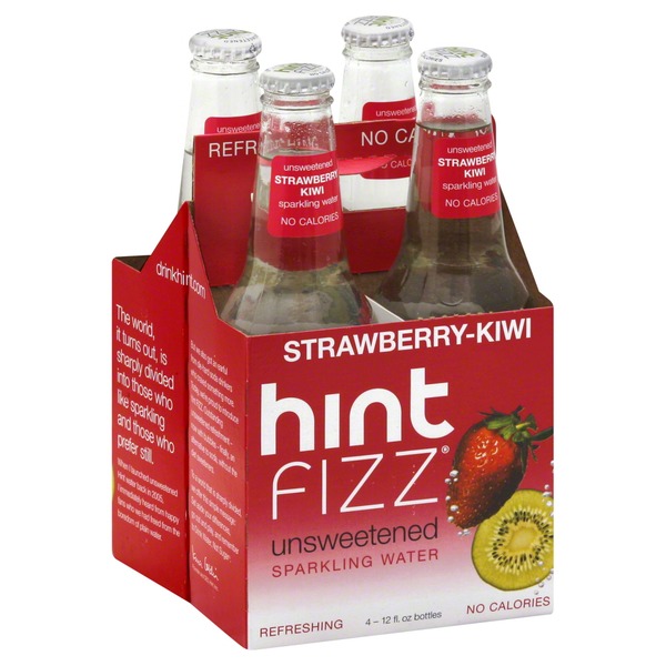 Hint Fizz Unsweetened StrawberryKiwi Sparkling Water from Bianchini's