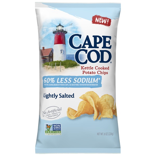 Cape Cod® Lightly Salted Kettle Cooked Potato Chips (8 oz) Instacart
