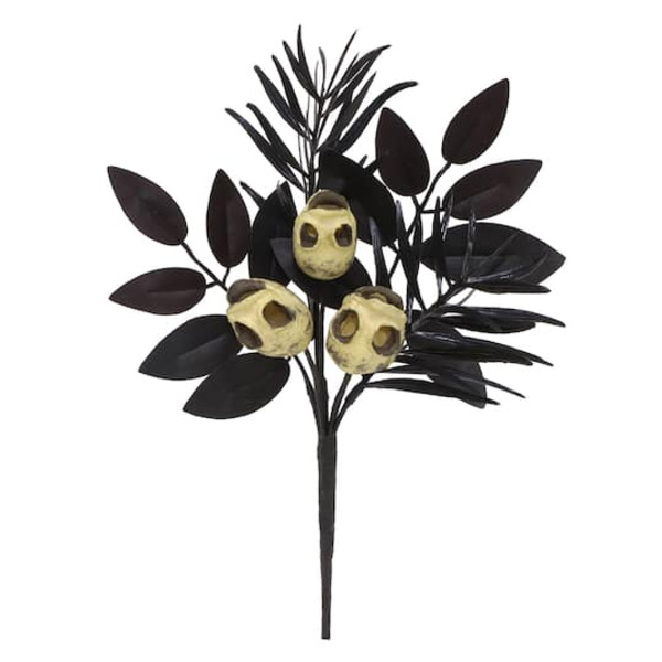 Ashland Black Eucalyptus Pick With Skulls