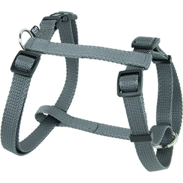 Play On Basic Adjustable Dog Harness, Large - Charcoal