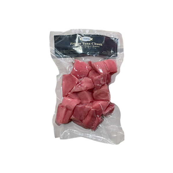 Magenta Frozen Tuna Chunk Co-treated Skinless Boneless