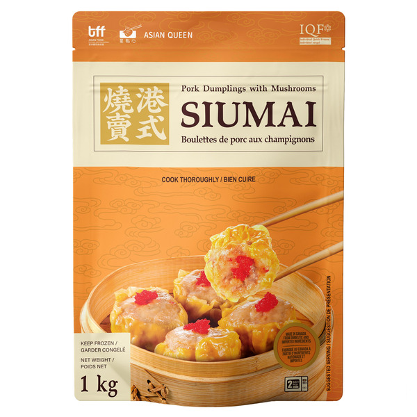 tff Asian Food Pork & Mushroom Siu Mai Dumplings 1 kg
