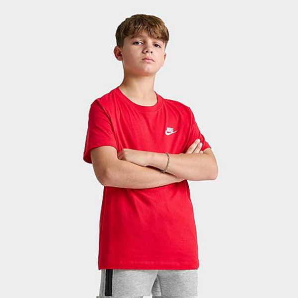 Nike Kids' Embroidered Futura T-Shirt - University Red