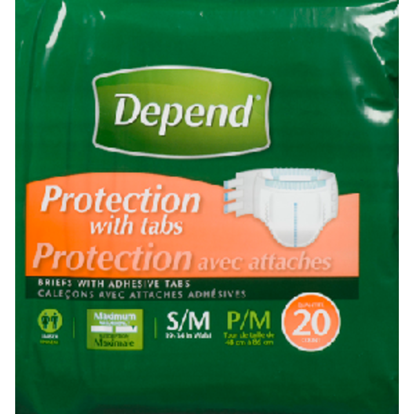 Depend Small-Medium Maximum Absorbency Fitted Briefs Same-Day Delivery ...