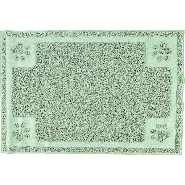 Play On PVC Cat Litter Mat, 23 x 16 in - Grey