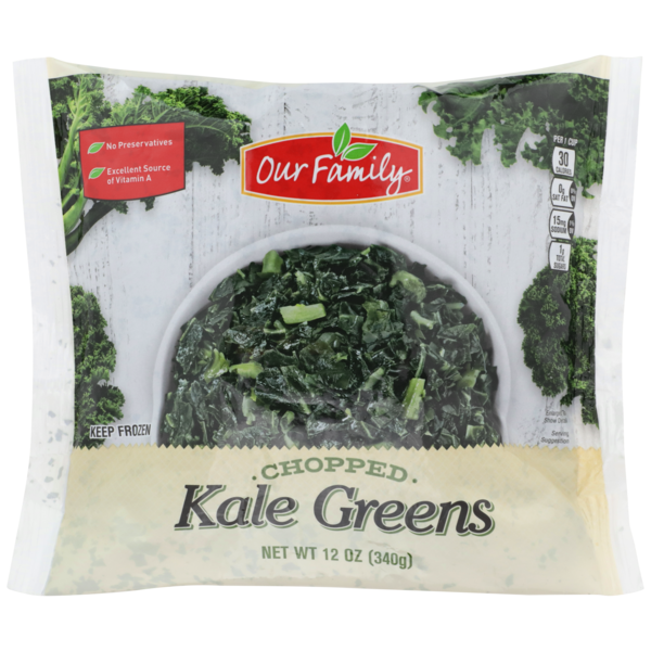 Our Family Chopped Kale Greens (12 oz) Instacart