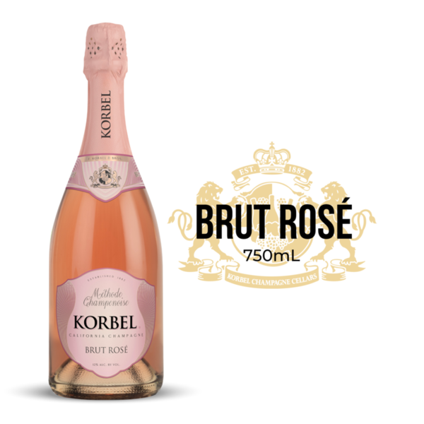 KORBEL Brut Rose California Champagne Same-Day Delivery or Pickup