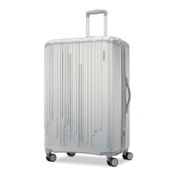 Enlarge Alternative view of Luggage American Tourister Burst Max Quatro Hardside Spinner Luggage - Silver (opens in a new tab)