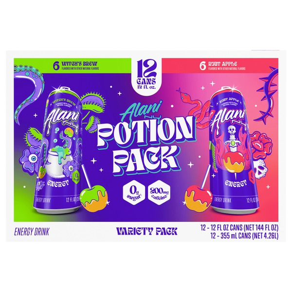 Alani Nu Variety Pack 12pk (Witch's Brew, Ruby Apple) Same-Day