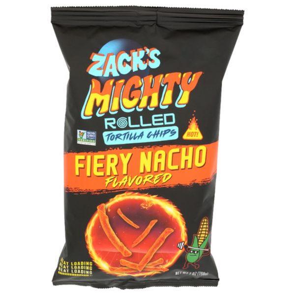 トニー Mr.サコートップハットファイヤー Sprouts Farmers Market Zack's Mighty Fiery Nacho Flavored Rolled