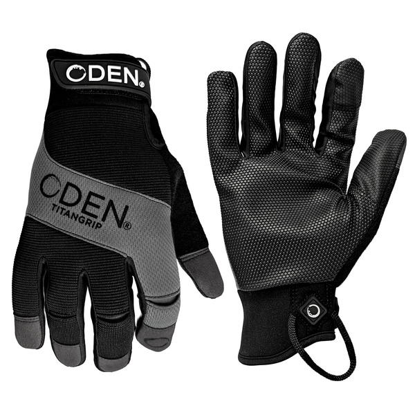 ODEN Black Synthetic leather Utility Gloves 1 -Pairs