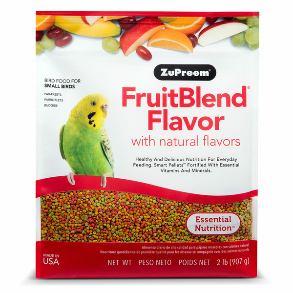 ZuPreem Pure Fun Fruit Blend Bird Diet For Small Birds