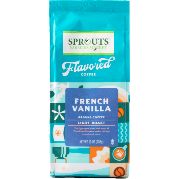 Sprouts French Vanilla Light Roast Ground Coffee Same-Day Delivery