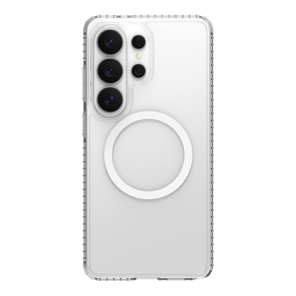 Insignia Hard-Shell Case with Magnetic Charging Ring for Samsung Galaxy S26 Ultra - Clear