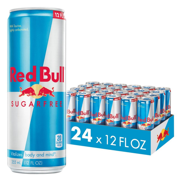 Red Bull - Energy Drink, Sugar Free - 24/12 oz