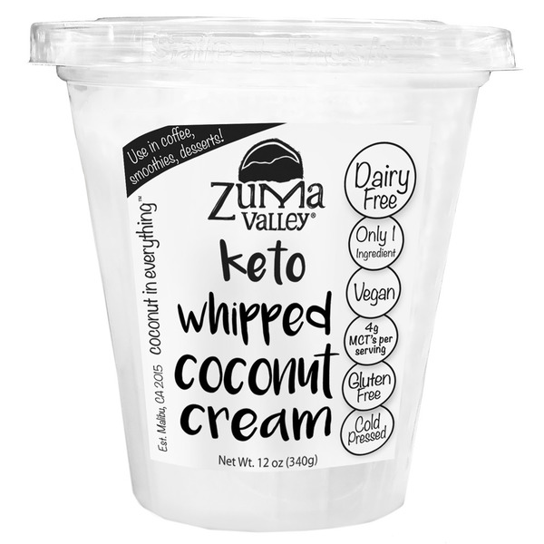 Zuma Valley Coconut Whipped Cream Same-Day Delivery | Bristol Farms