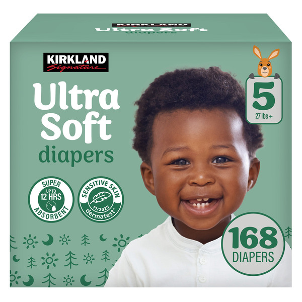 Kirkland Signature Diaper Sizes 3-7, Size Five