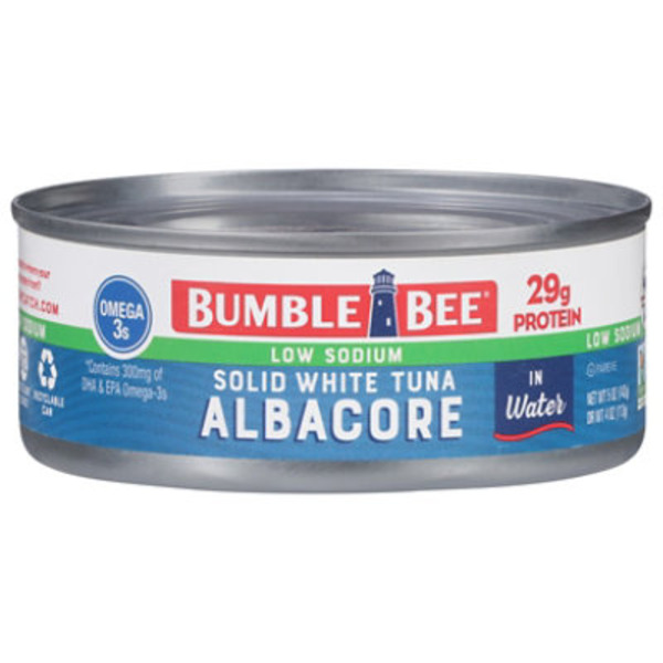 Bumble Bee Albacore Solid White Low Sodium in Water Tuna