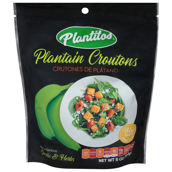Heaven & Earth Veggie Croutons - Plantain Based Gluten Free Salad Toppers