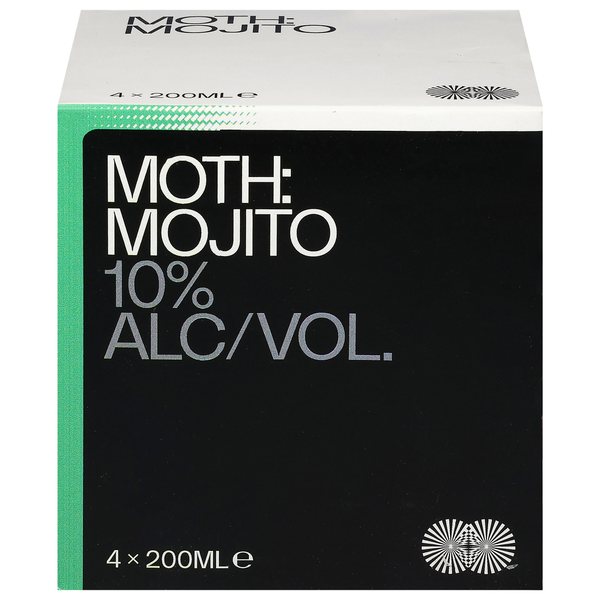 MOTH Mojito 10%, Rum, Mint, Lime, Soda Same-Day Delivery | Binny's