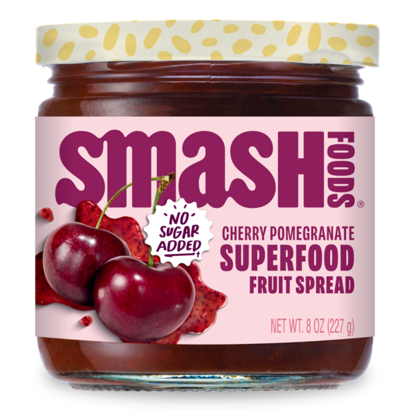 Smash Foods Cherry Pomegranate Superfood Fruit Spread Same-Day