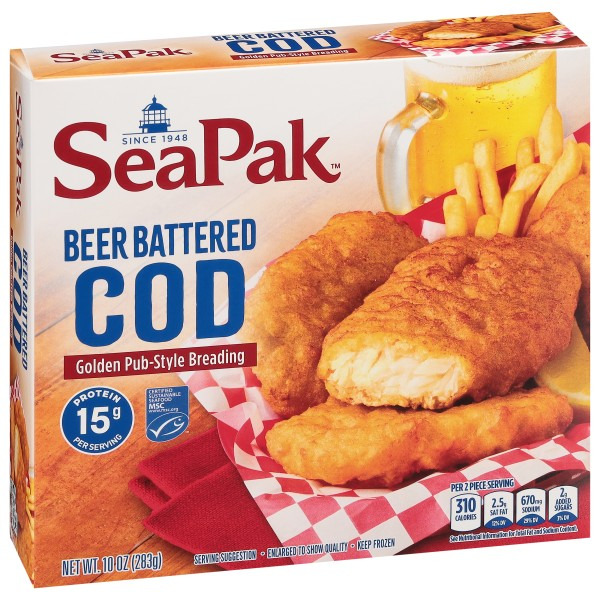 SeaPak Beer Battered Cod Same-Day Delivery or Pickup | Publix