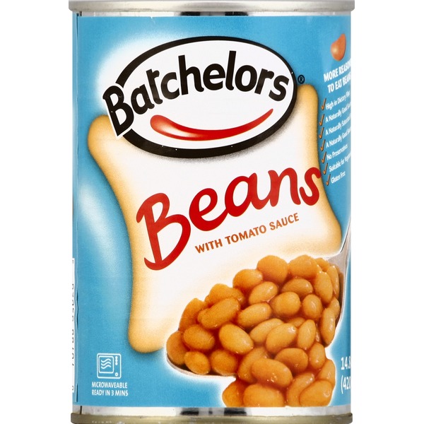 Batchelors Beans, with Tomato Sauce (14.8 oz) Instacart
