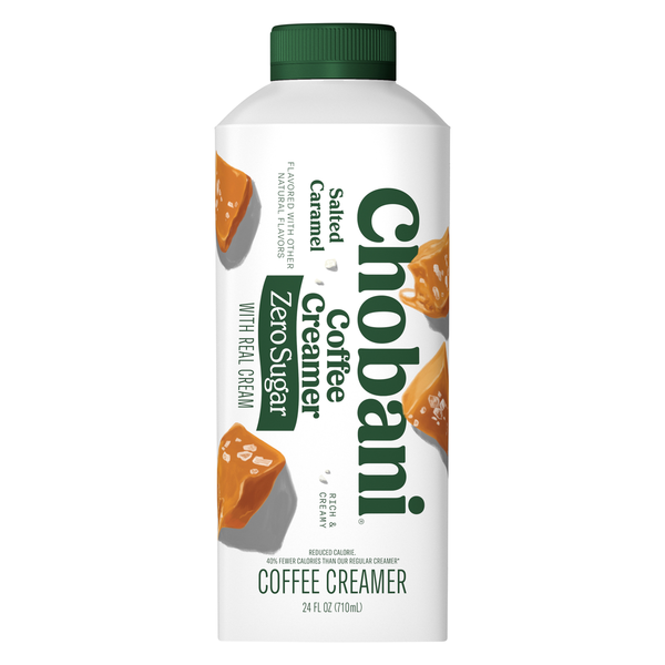 Chobani Coffee Creamer, Zero Sugar, Salted Caramel Same-Day
