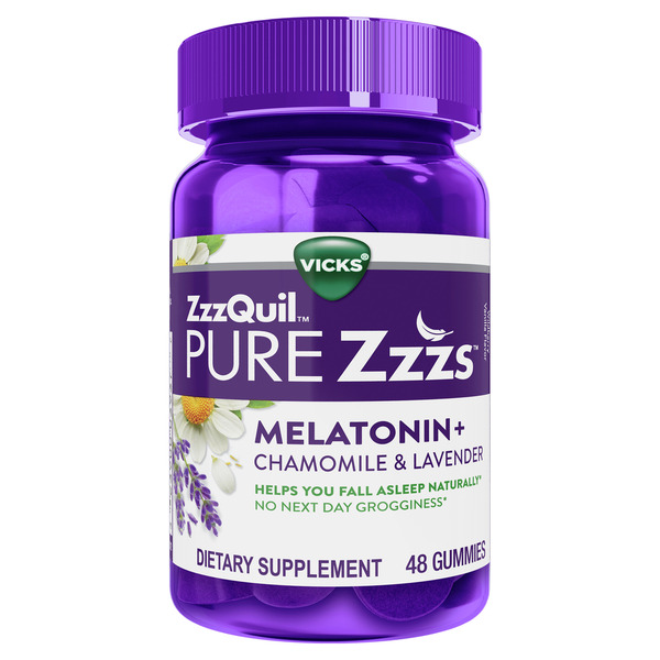 Vicks ZzzQuil Pure Zzzs Melatonin Chamomile & Lavender Gummies
