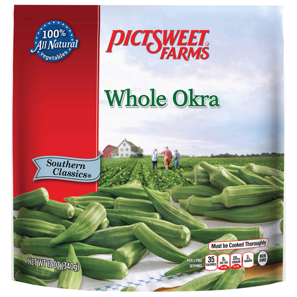Pictsweet Farms Stand Up Bag, Whole Okra Same-Day Delivery