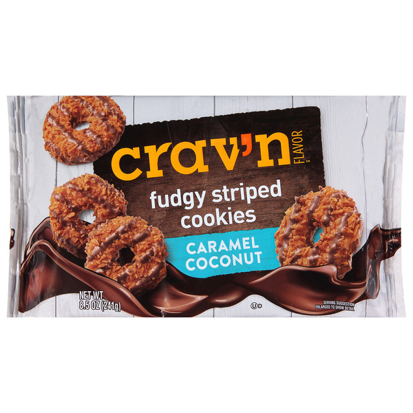 Crav'n Flavor Cookies, Caramel Coconut, Fudgy Striped Same-Day