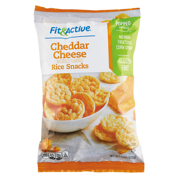 Fit & Active Cheddar Rice Snacks