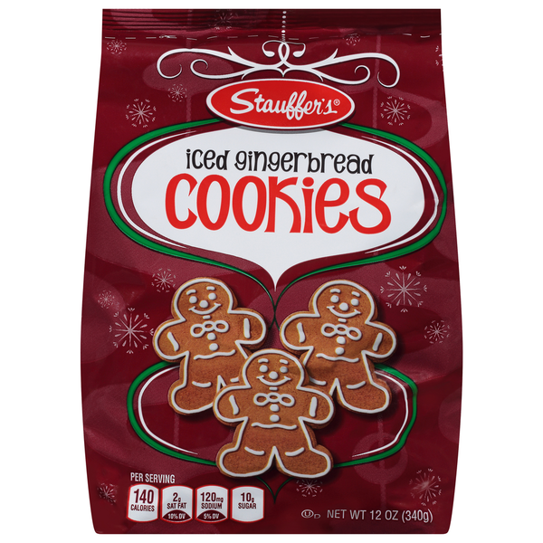 あみクリ サンタとコーギー Stauffers Cookies, Iced Gingerbread Same-Day Delivery | Family Dollar