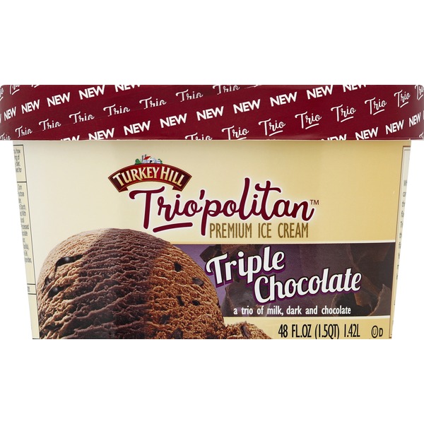 Turkey Hill Triple Chocolate Ice Cream (48 oz) Instacart